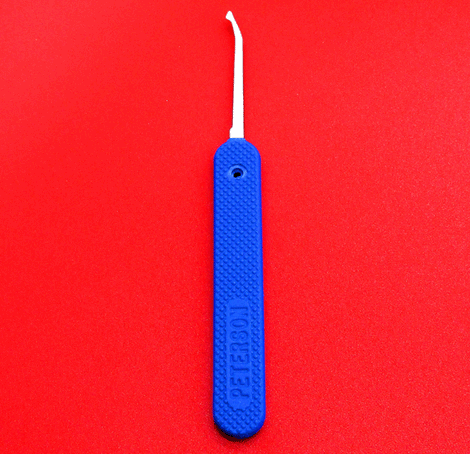 Hooked Diamond - Stainless 0.015 Slender